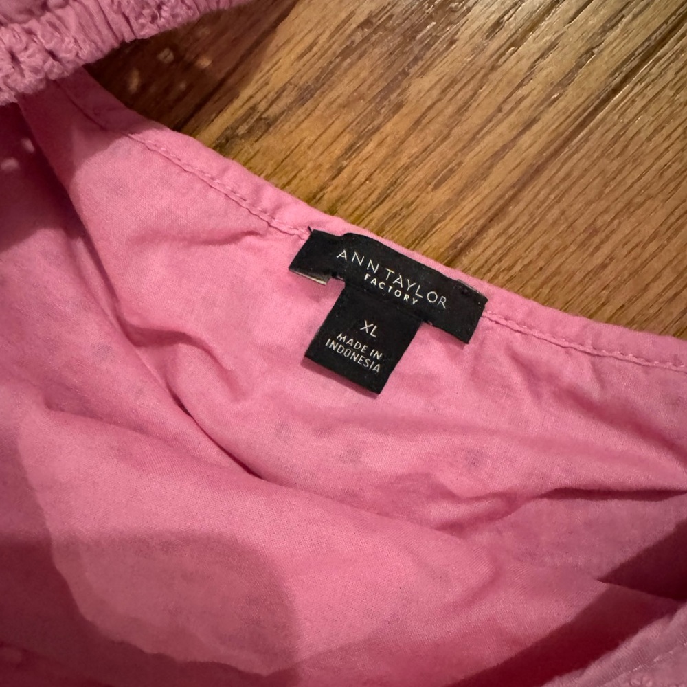 Pink eyelet… let’s think summer